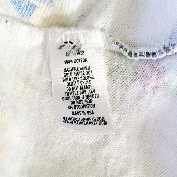 Disney Spirit Jersey Ink And Paint XS Multicolor Long Sleeve Oversized‎ Shirt - Picture 10 of 13